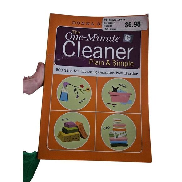 The one minute cleaner plain & simple by Donna smallin storey books isbn 9781580 - Picture 1 of 5
